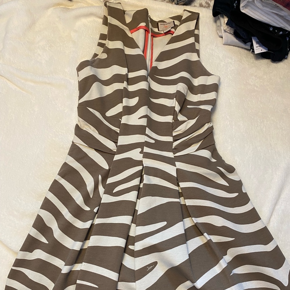 Zebra striped dress